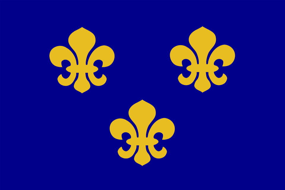 Flag Of Medieval France Clipart, Flower, Plant, Pattern Png