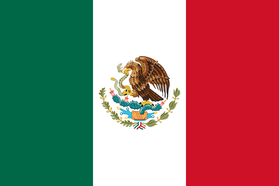 Flag Of Mexico 3 2 Clipart, Animal, Bird Free Png