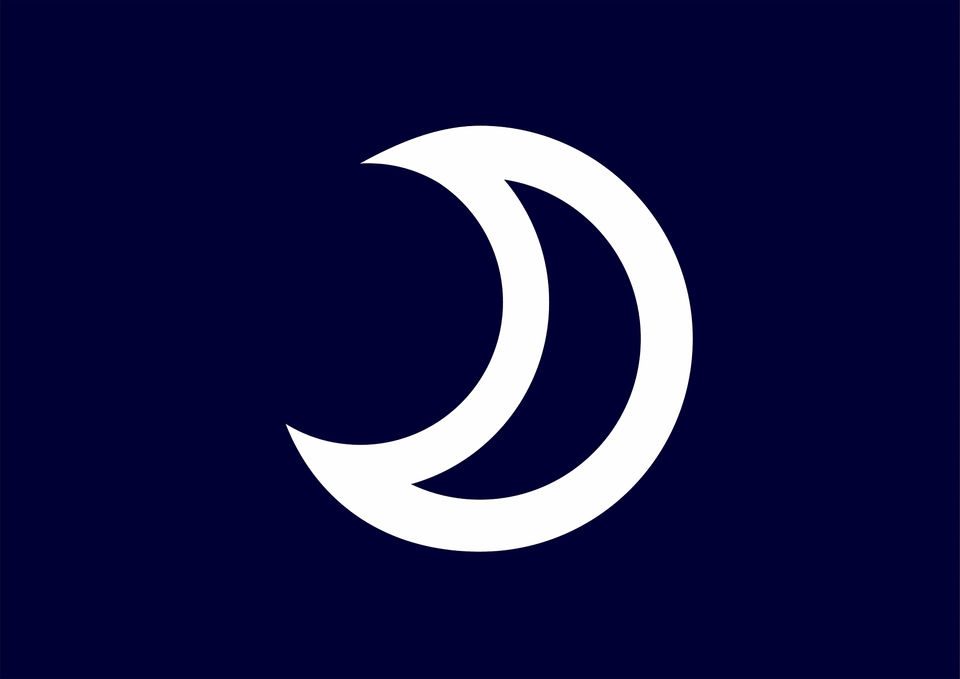 Flag Of Mikazuki Hyogo Clipart, Astronomy, Moon, Nature, Night Free Transparent Png