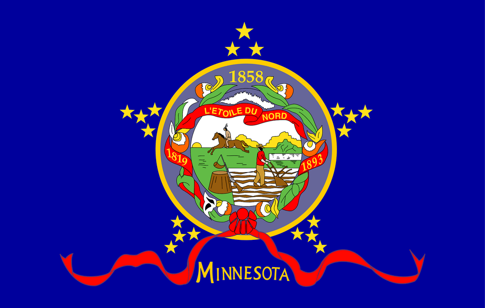 Flag Of Minnesota 1893 Clipart, Emblem, Logo, Symbol, Person Png