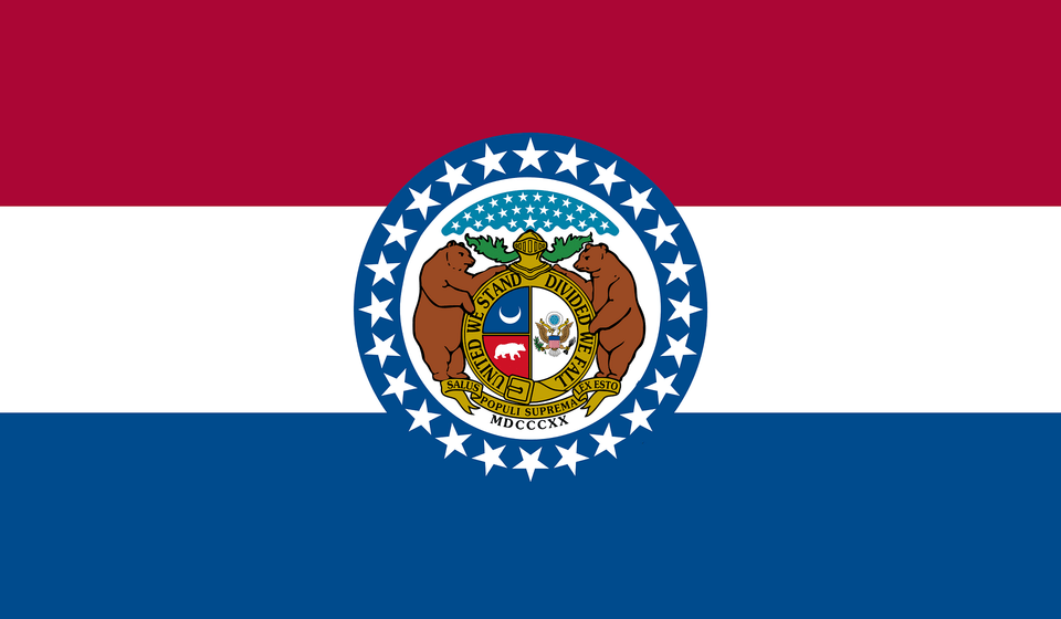 Flag Of Missouri Clipart, Logo Free Transparent Png