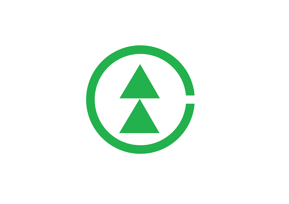Flag Of Mita Shimane Clipart, Symbol, Logo, Recycling Symbol Png