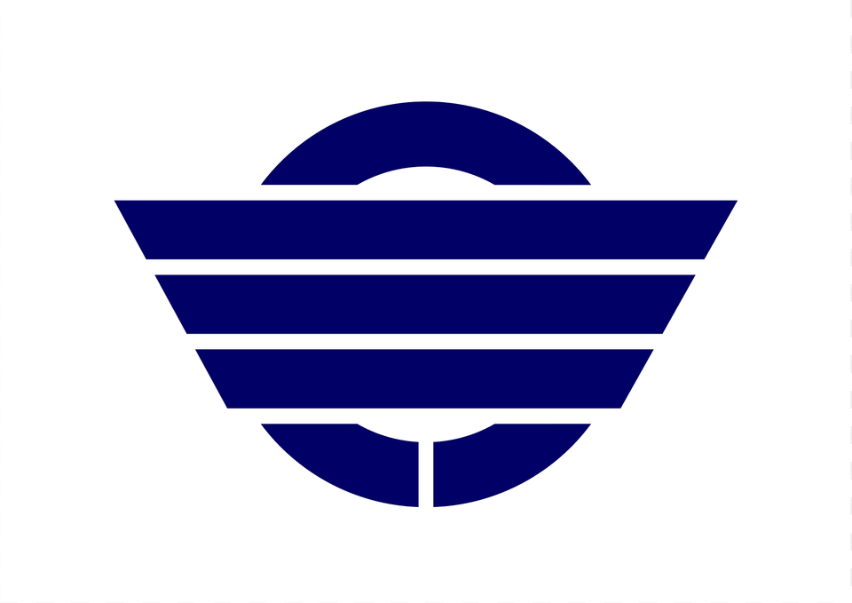 Flag Of Miwa Kyoto Clipart, Logo, Animal, Fish, Sea Life Png Image