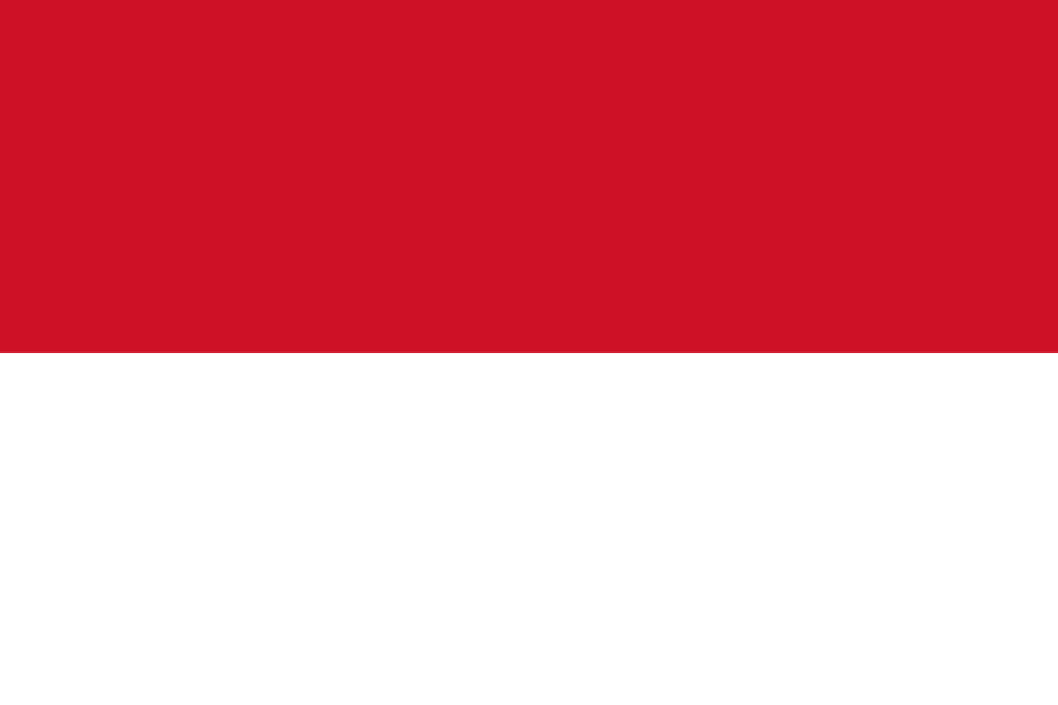 Flag Of Monaco 3 2 Clipart Free Png