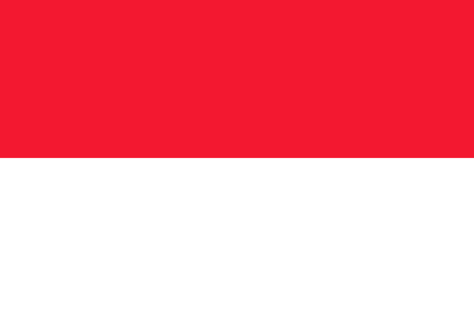 Flag Of Monaco Clipart Free Transparent Png