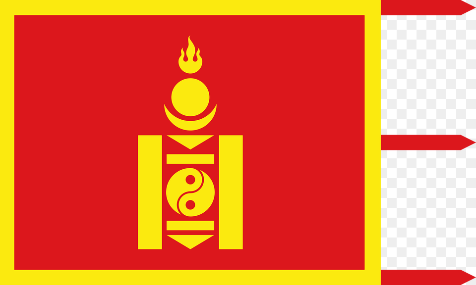 Flag Of Mongolia 1911 1921 Clipart, Logo Free Png Download