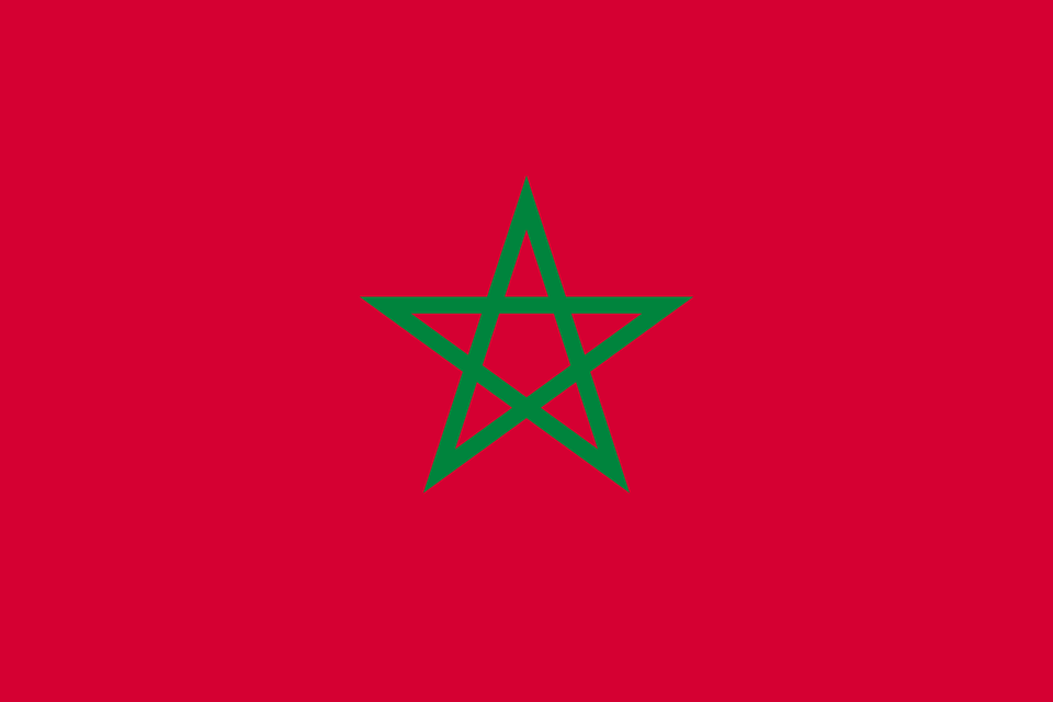 Flag Of Morocco 2005 Color Shades Variant Clipart, Star Symbol, Symbol Free Transparent Png