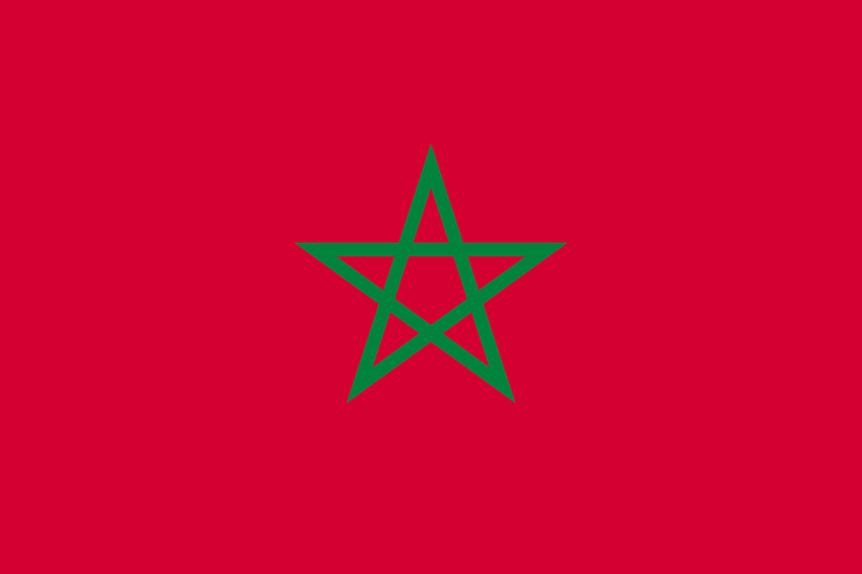 Flag Of Morocco Pantone Clipart, Star Symbol, Symbol Free Png Download