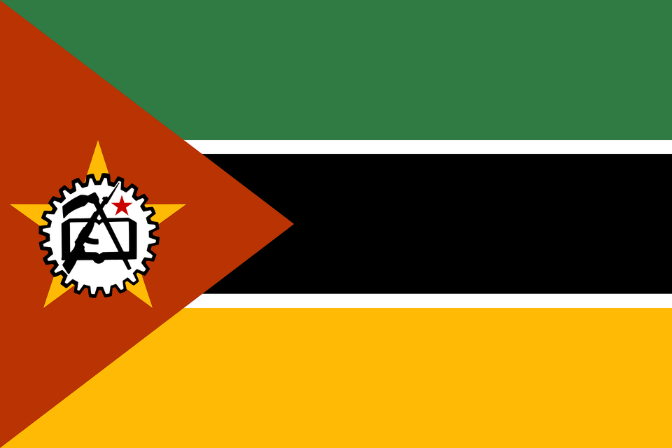 Flag Of Mozambique 1983 Clipart, Logo Free Png
