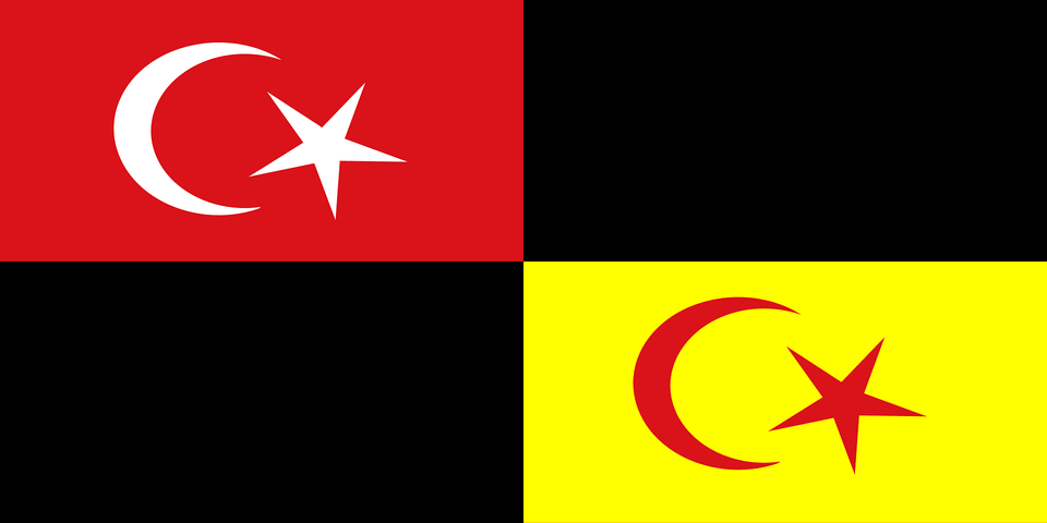 Flag Of Muar Johor Clipart, Star Symbol, Symbol Png