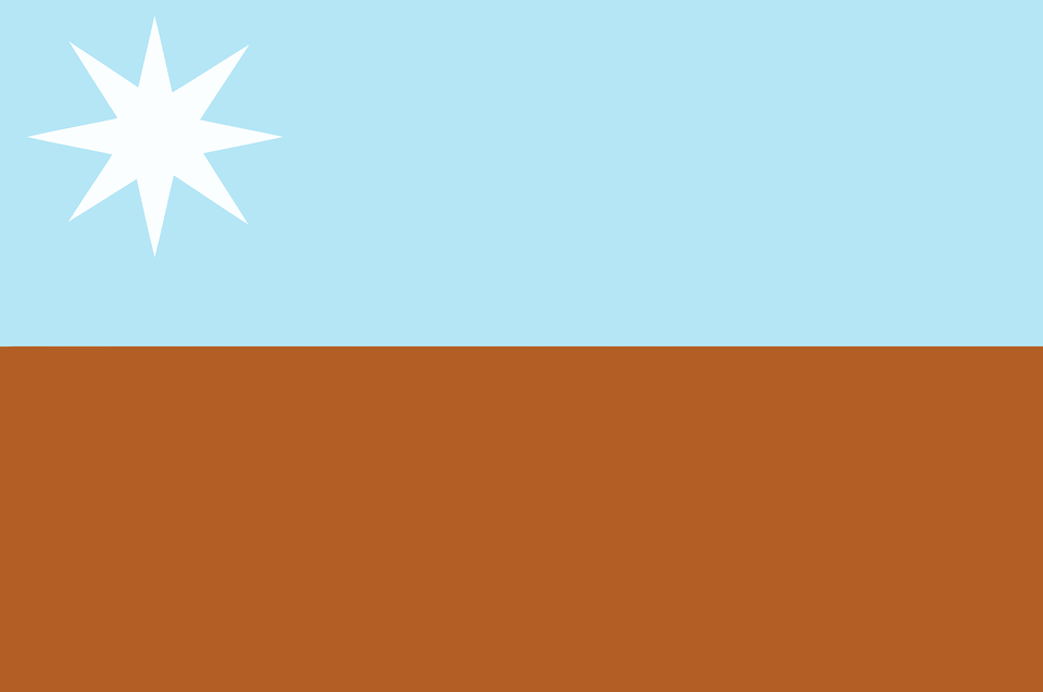 Flag Of Murrawarri Republic Clipart, Star Symbol, Symbol, Nature, Outdoors Free Png