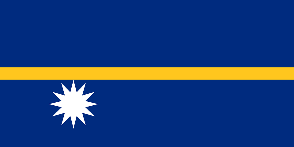 Flag Of Nauru Clipart, Nature, Outdoors Free Png