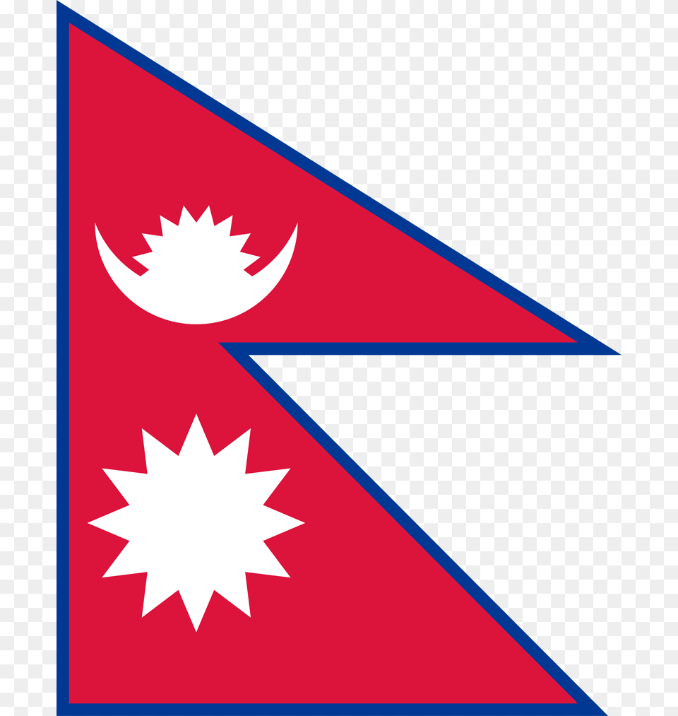 Flag Of Nepal, Triangle Free Png