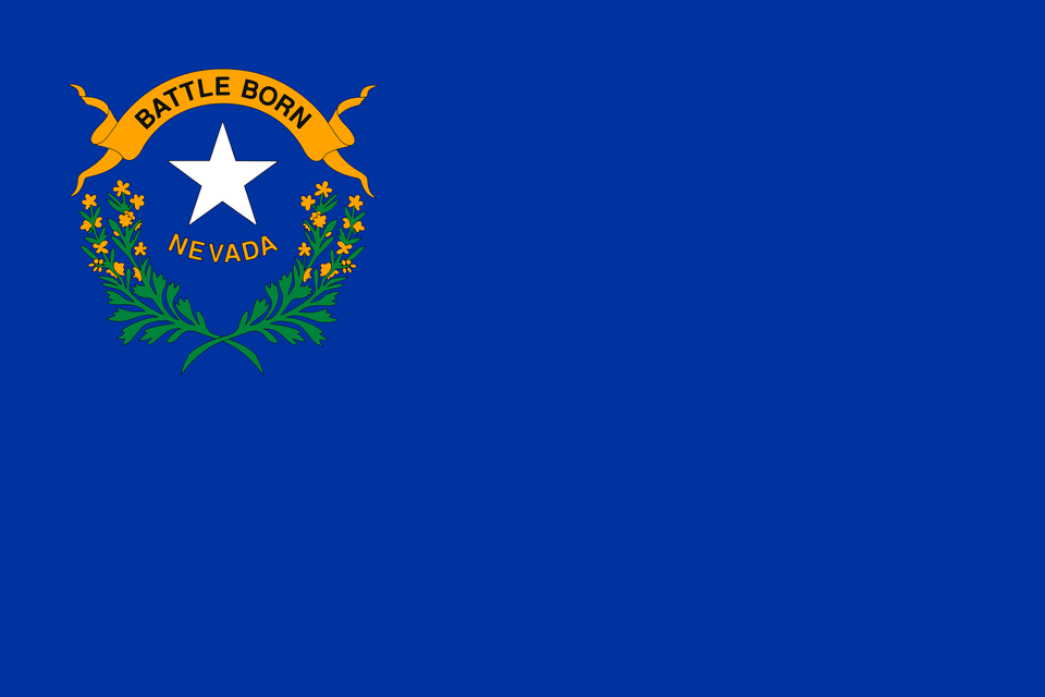 Flag Of Nevada Clipart, Logo, Symbol Free Png Download