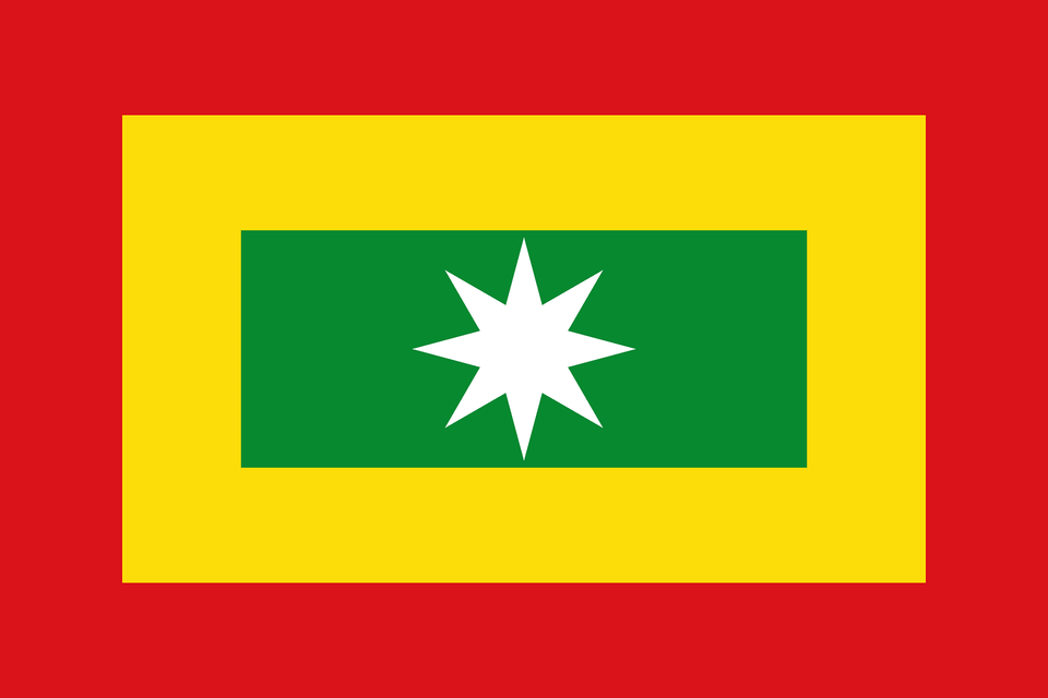 Flag Of New Granada 1811 1814 Clipart, Star Symbol, Symbol Free Png
