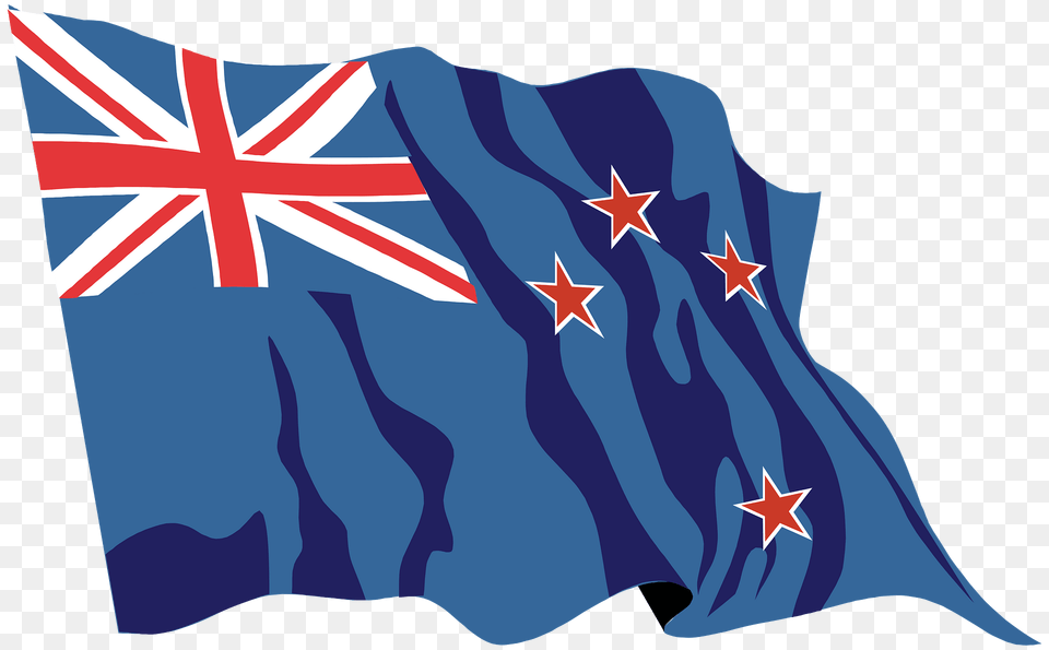 Flag Of New Zealand Clipart, Animal, Fish, Sea Life, Shark Free Png