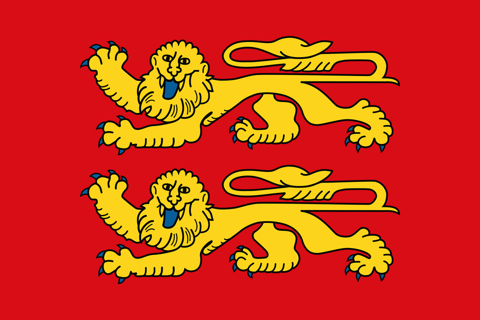 Flag Of Normandie Clipart, Animal, Dinosaur, Reptile, Lion Png Image