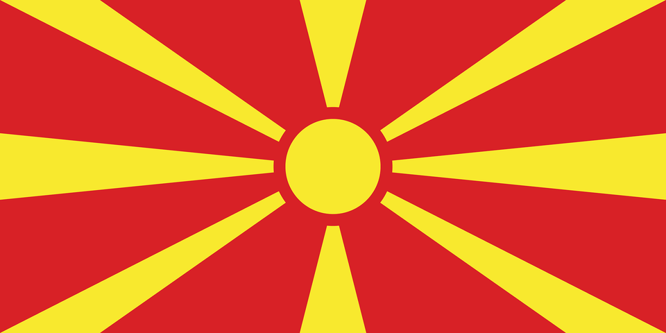 Flag Of North Macedonia Clipart, Lighting, Nature, Outdoors Png