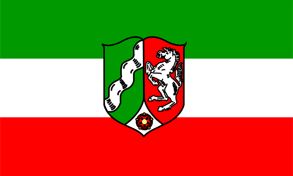 Flag Of North Rhine Westphalia Clipart, Armor, Animal, Bird, Face Free Png