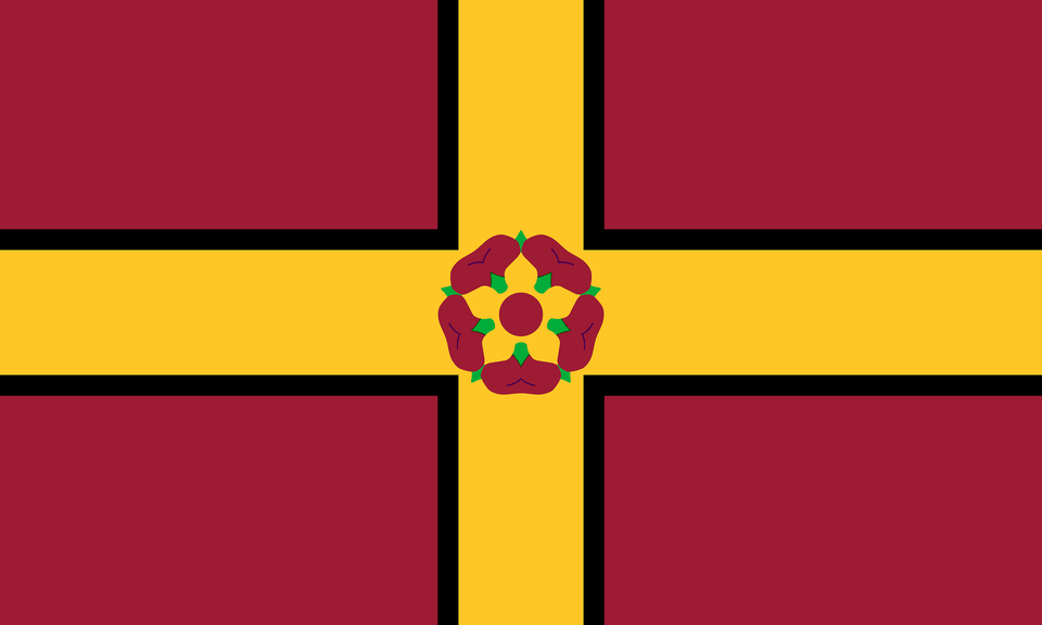Flag Of Northamptonshire Clipart, Cross, Maroon, Symbol, Baby Free Png