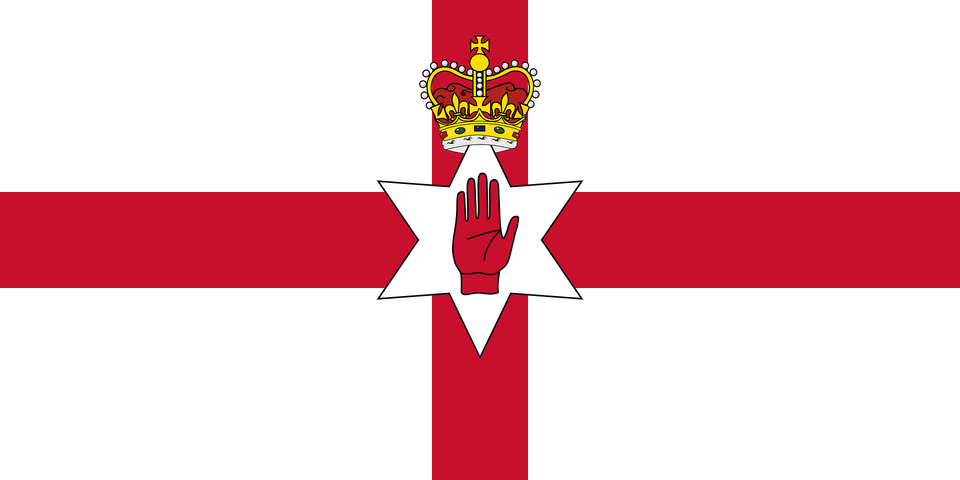 Flag Of Northern Ireland Clipart, Symbol, Weapon Free Png