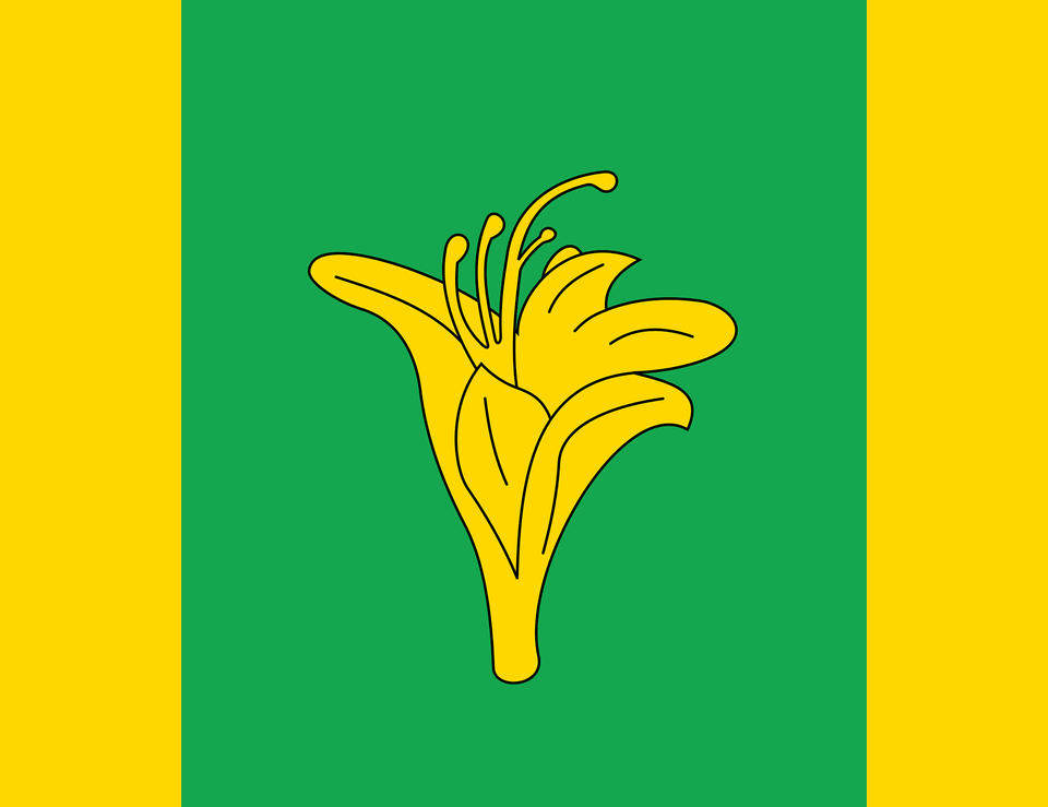 Flag Of Novohrad Volynskyi Raion Clipart, Anther, Flower, Plant, Banana Free Png