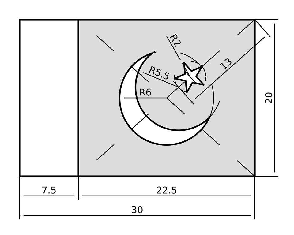 Flag Of Pakistan Construction Sheet Clipart, Chart, Plot Free Transparent Png