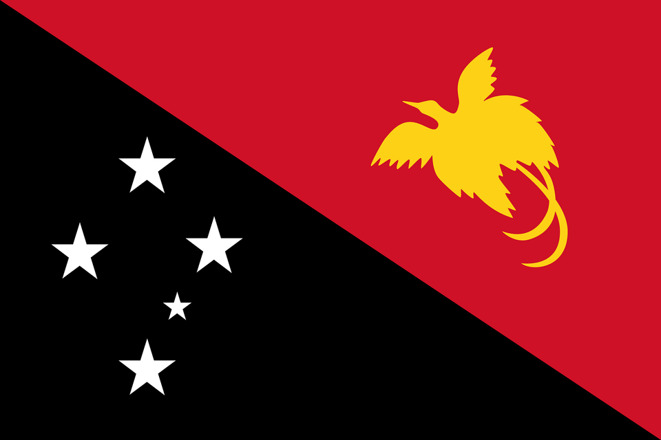 Flag Of Papua New Guinea Clipart, Symbol Free Png Download