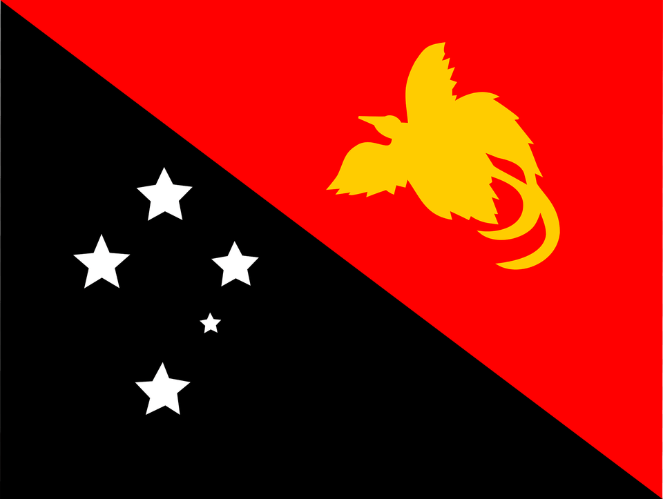 Flag Of Papua New Guinea Clipart, Symbol Free Png Download