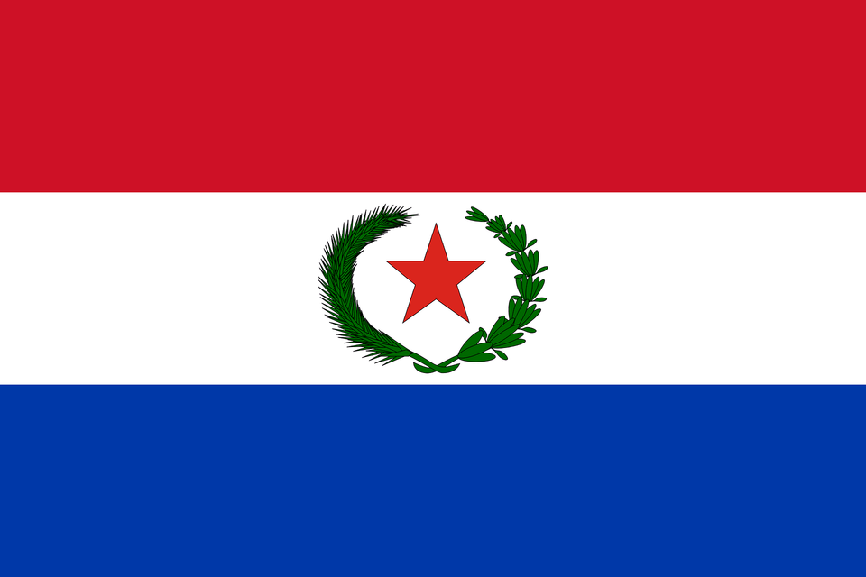 Flag Of Paraguay 1924 Clipart, Logo Free Png