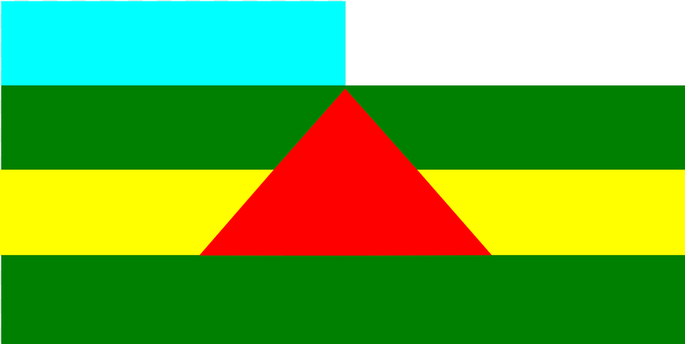 Flag Of Parroquia Huertas Clipart, Triangle Free Png