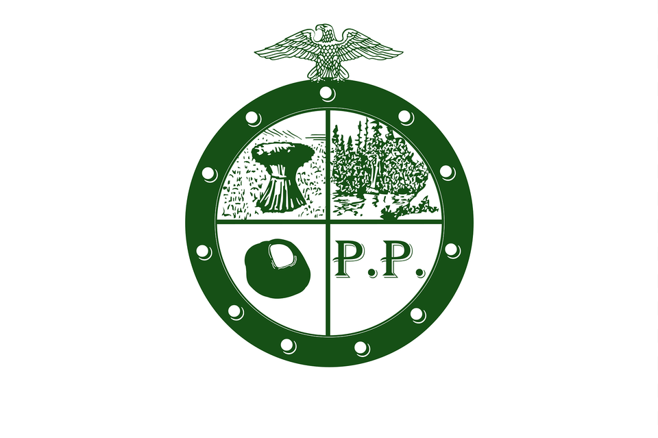 Flag Of Pee Pee Township Ohio Clipart, Logo, Animal, Bird Free Png Download