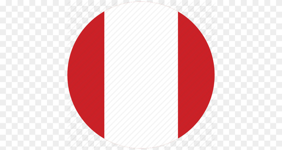 Flag Of Peru Peru Perus Circled Flag Perus Flag Icon, Sphere, Logo Png Image