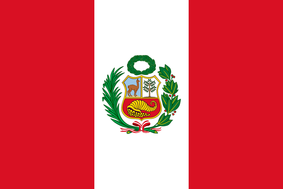 Flag Of Peru State Alternative Version Clipart, Logo, Emblem, Symbol Png