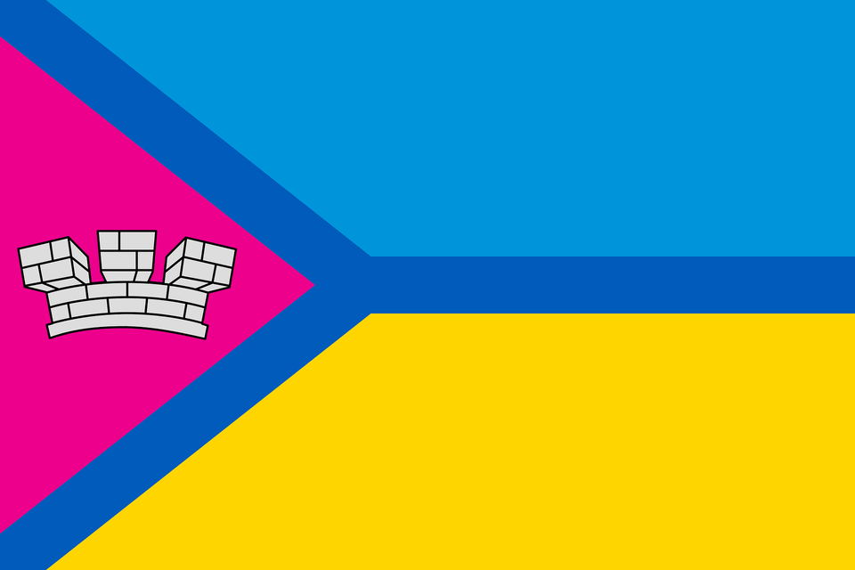 Flag Of Pervomaisk In Mykolaiv Oblast Clipart, Art, Graphics Free Png Download