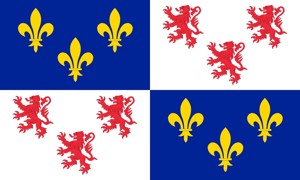 Flag Of Picardie Clipart, Graphics, Art, Pattern, Floral Design Png Image