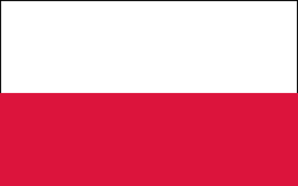 Flag Of Poland 2 Clipart, Maroon Free Png Download