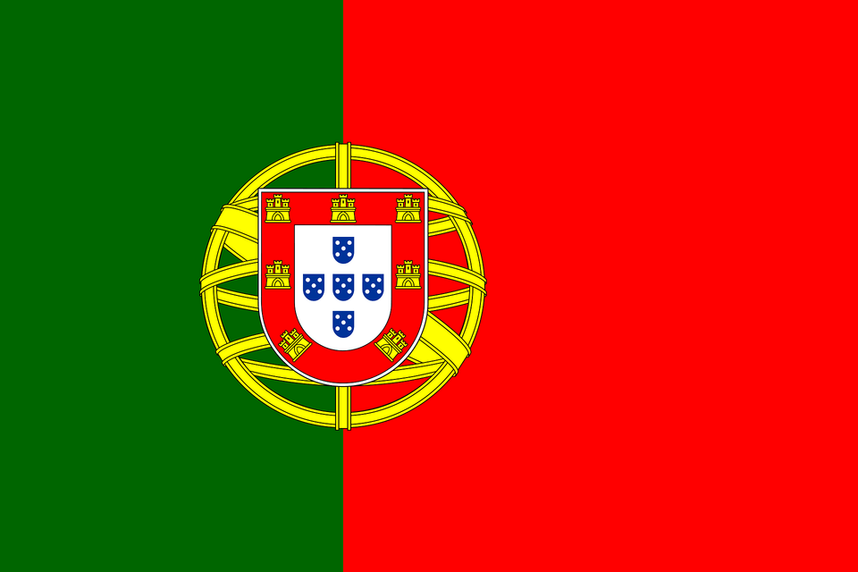 Flag Of Portugal Clipart Free Png