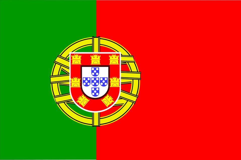 Flag Of Portugal Clipart Free Png Download