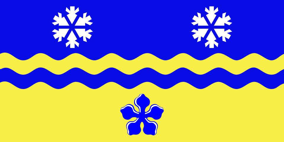 Flag Of Prince George British Columbia Clipart, Nature, Outdoors, Snow Free Png