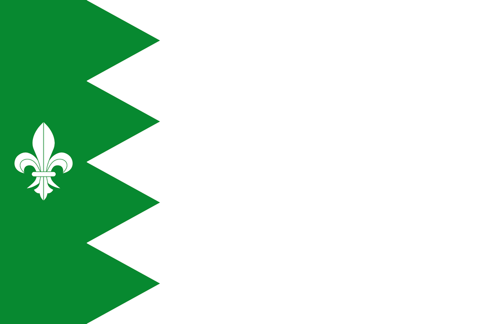 Flag Of Puebla De Lillo Spain Clipart, Green, Leaf, Plant Free Png Download