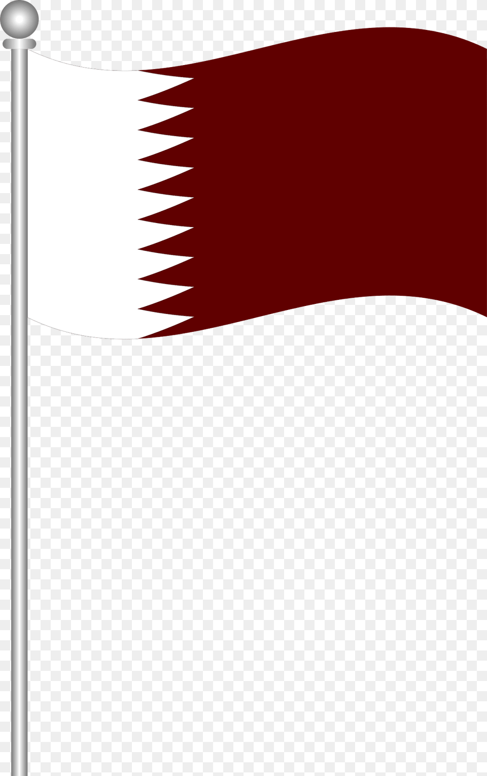 Flag Of Qatar Clipart Free Transparent Png