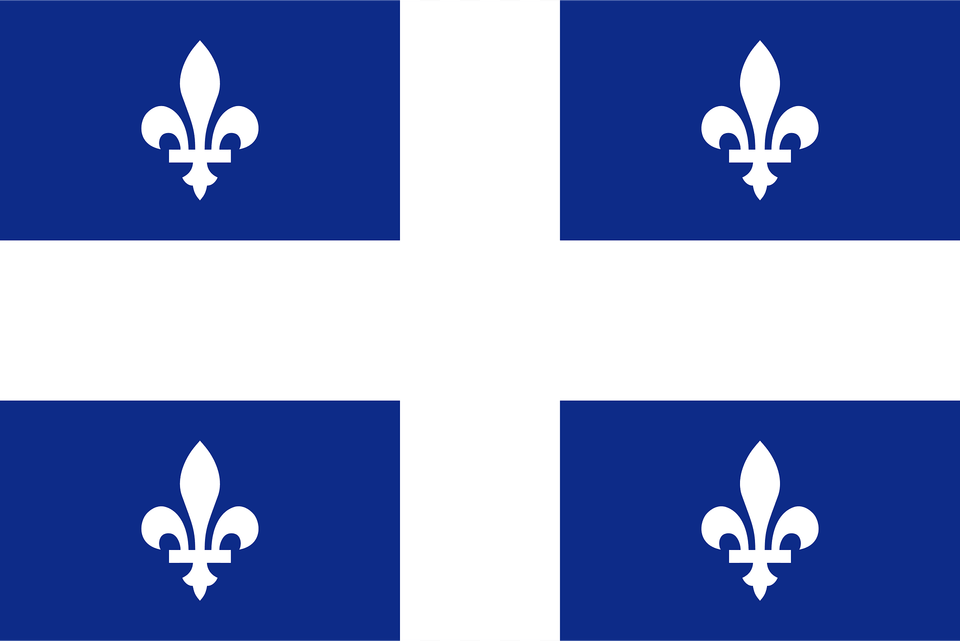 Flag Of Quebec Canada Clipart, Symbol Free Png
