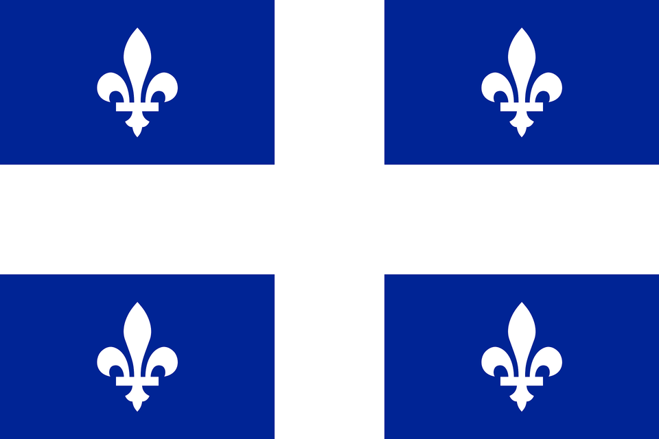 Flag Of Quebec Clipart, Symbol Png Image