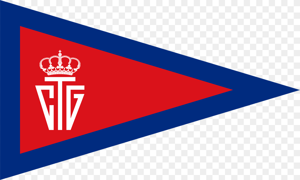 Flag Of Real Club Tenis Gijon Clipart, Triangle Free Png