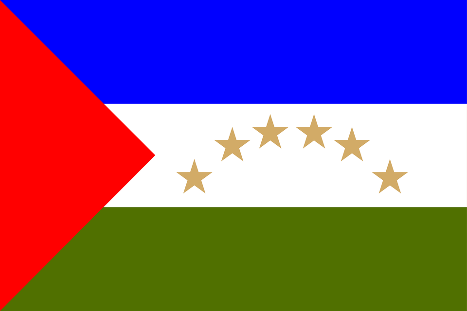 Flag Of Region Autonoma Atlantico Sur Clipart, Star Symbol, Symbol Png Image