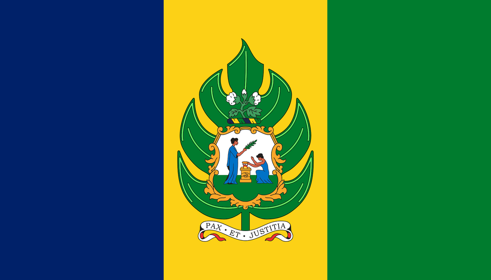 Flag Of Saint Vincent And The Grenadines 1985 Clipart, Logo, Person, Emblem, Symbol Free Png Download
