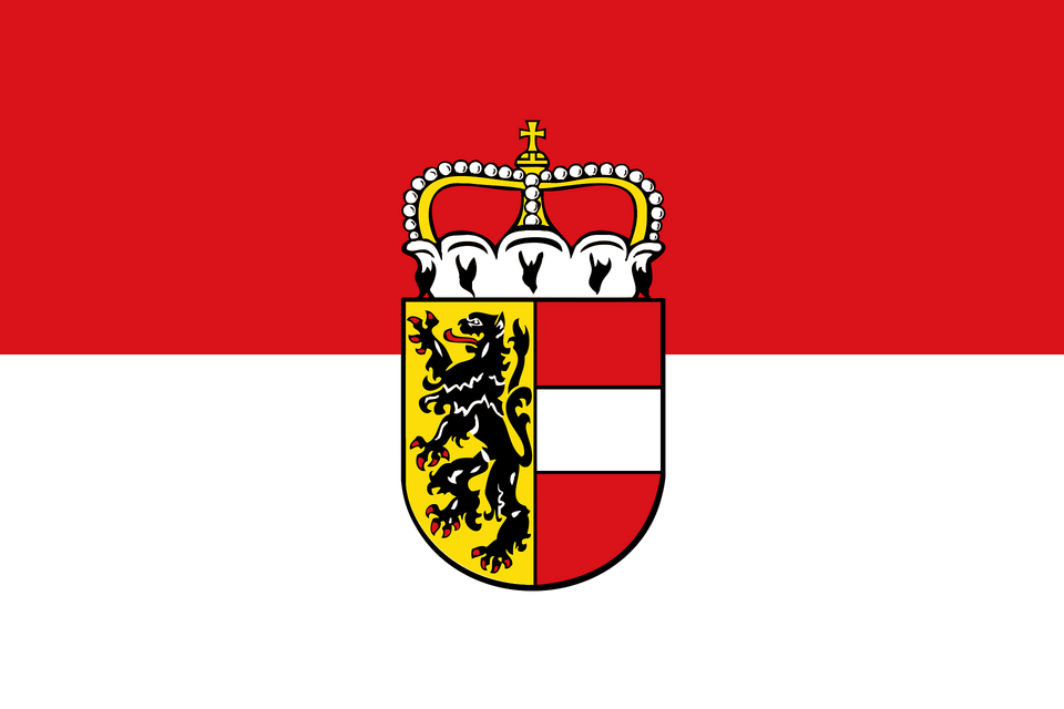 Flag Of Salzburg State Clipart Free Png Download