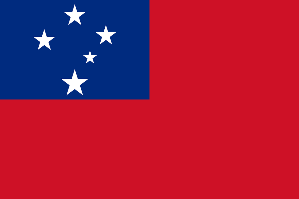 Flag Of Samoa 3 2 Clipart Free Transparent Png