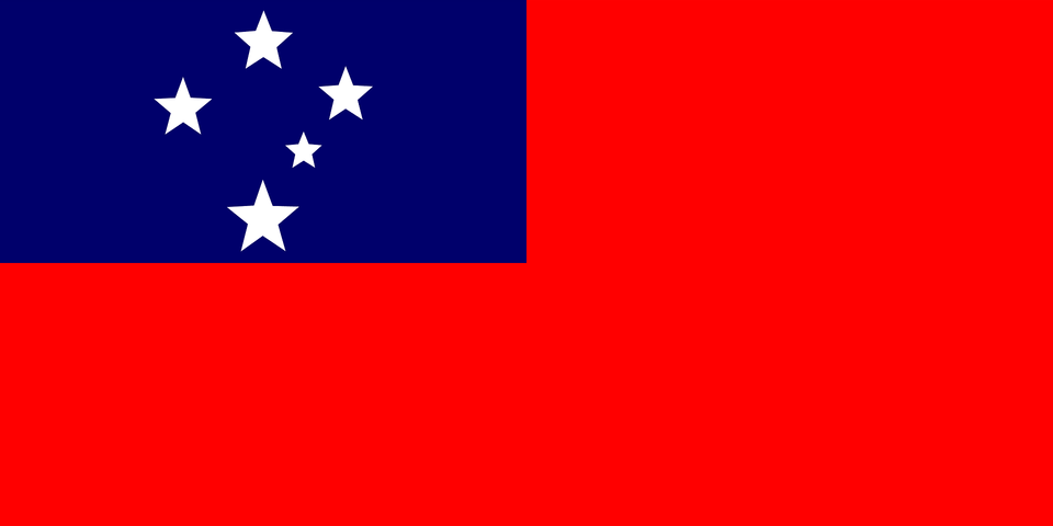 Flag Of Samoa Clipart Free Png